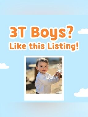 3T Boys— Like this listing to see more of this size!